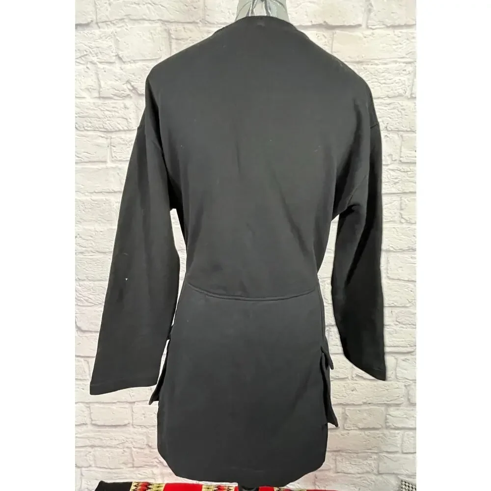 Zara Fleece and Canvas Whimsygoth/Goth Mini Dress